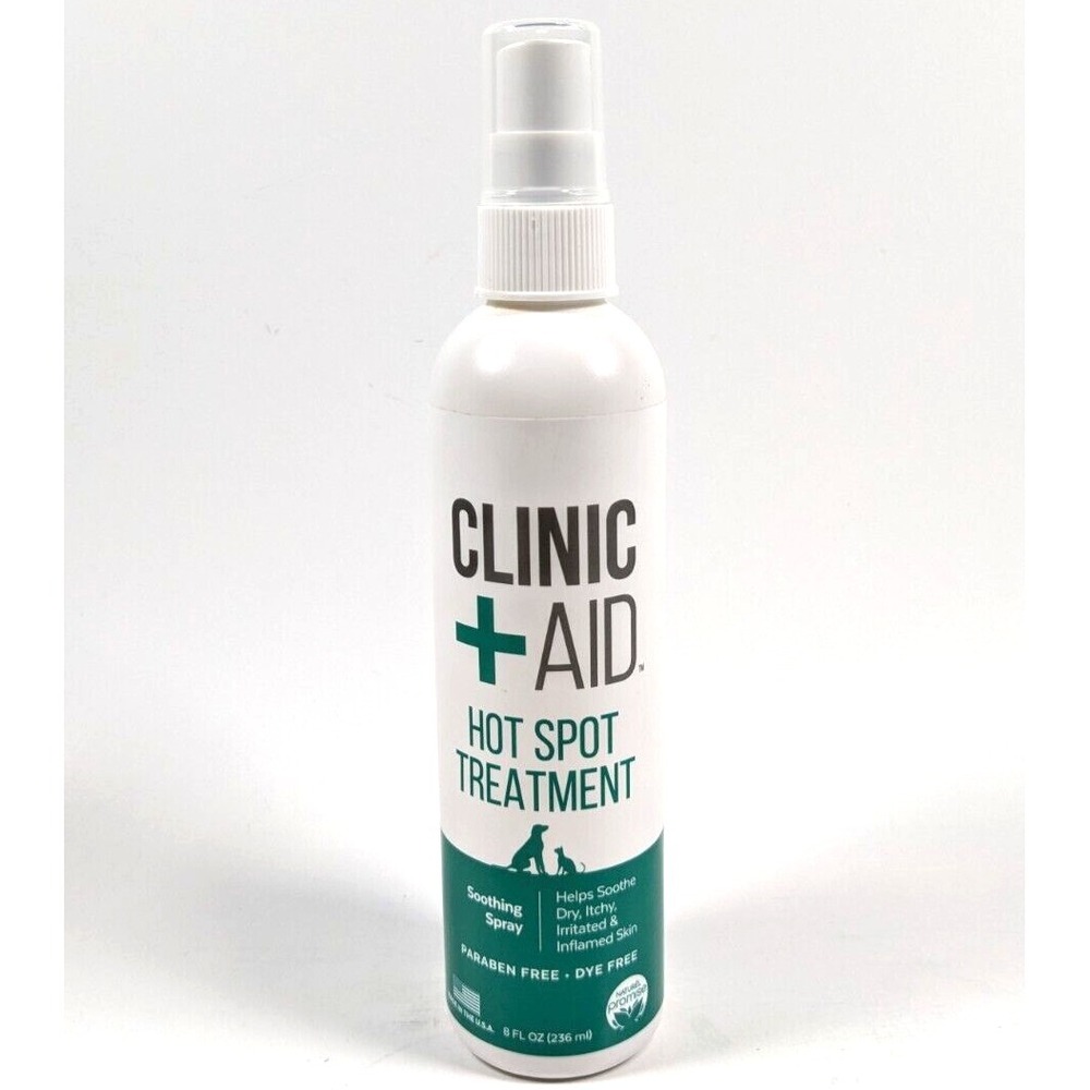 Clinic + Aid By Cosmos Hot Spot Treatment Soothing Spray Dogsβ & Cats 8 oz